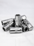 Boquilla de acero para inyector de grasa manual, paquete de 50 piezas