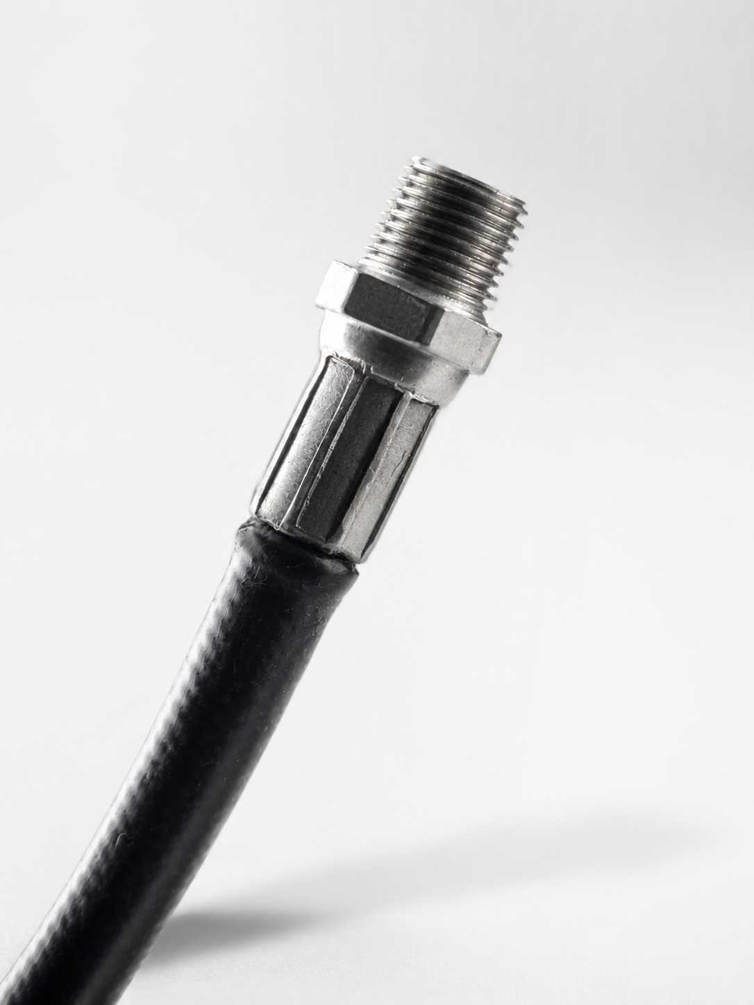 Manguera flexible de 12 pulgadas para inyector de grasa manual, paquete de 50 piezas